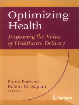 cover image of Optimizing Health